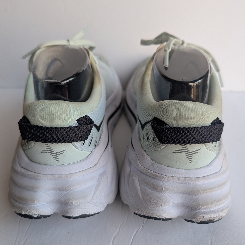 Hoka Bondi X Mint And White Athletic Sneakers Size 8.5B - Picture 5 of 8
